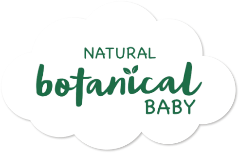 Natural botanical baby logo